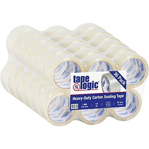 Aviditi Tape Logic 2 Inch x 55 Yard 1.9 Mil Clear Heavy Duty Hot Melt Packing...
