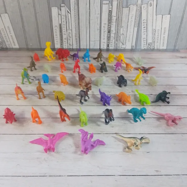 Dinosaur  Bundle Mini And Small Toy Figures or Cake Toppers