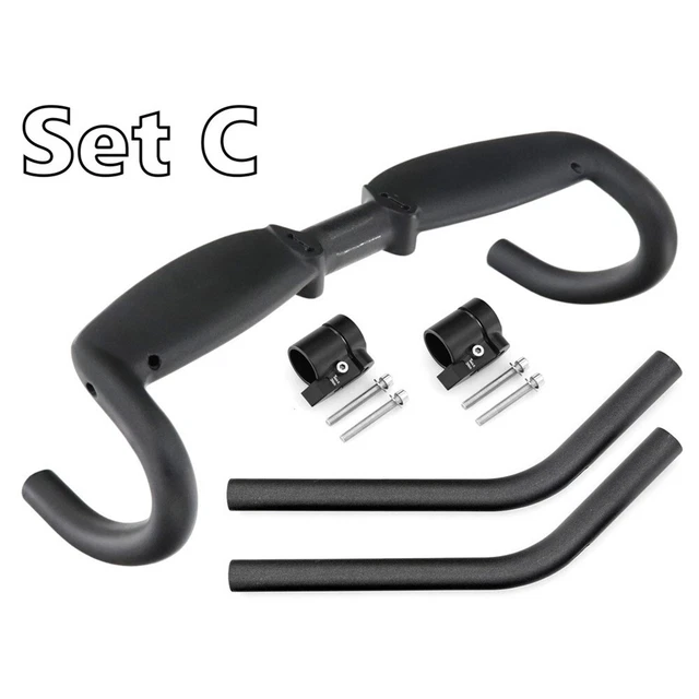 Pratico manubrio TT Rest Bar 31 400/420/440 mm lunghezza componenti bicicletta