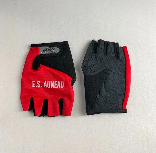 Guanti Ciclismo Estivi Rosso Bici Da Corsa MTB Spinning E.S. AUNEAU XL
