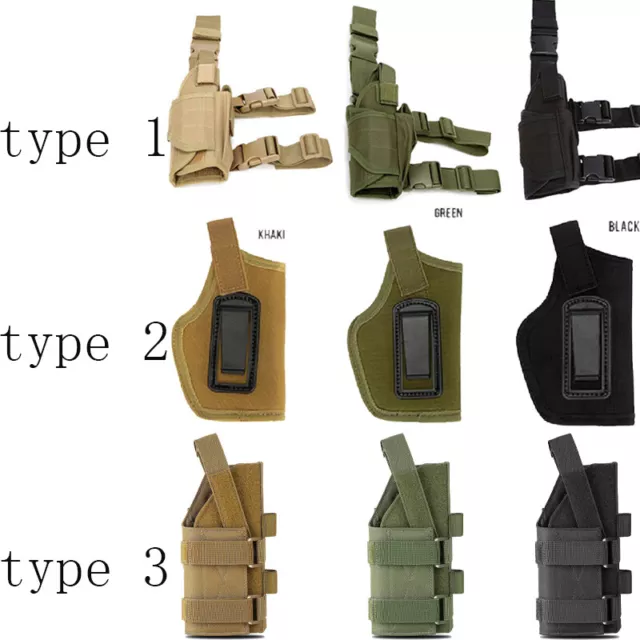 3 Types De Tactical Gunner Gun Airsoft Pack Sac De Rangement Sac De Jambe Fanny