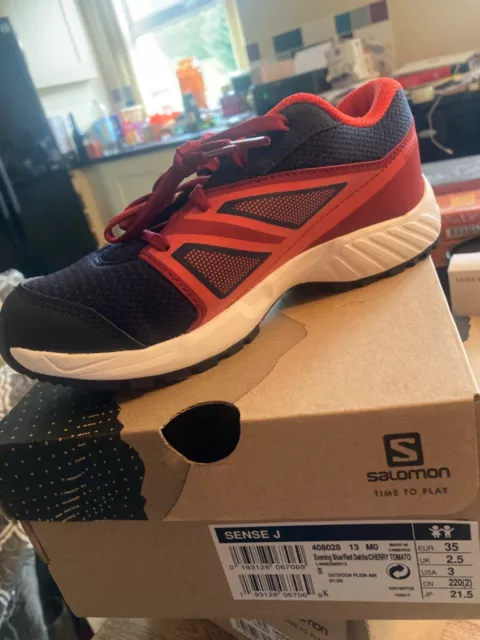 Salomon Sense J kids walking shoes size 2.5 bnib