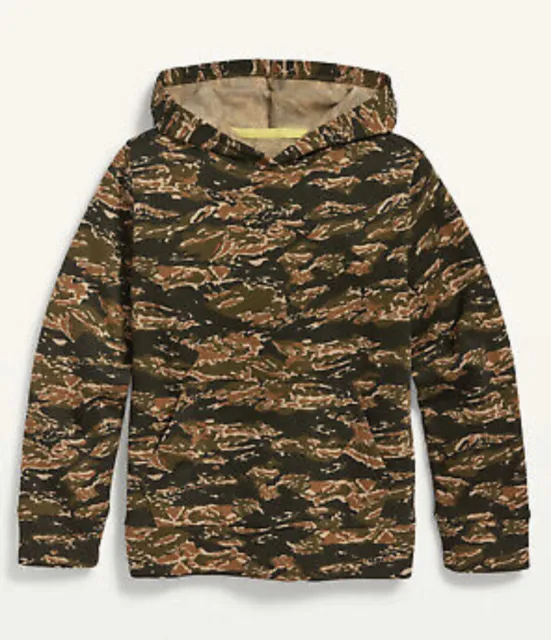 Old Navy Kids Size Small (6-7) Camo Pull Over Hoodie Sweatshirt .. $25 .. NWT
