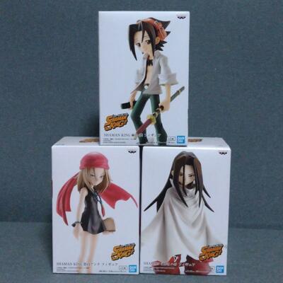 SHAMAN KING YOH Asakura & Anna Kyoyama & Hao Figure Set of 3 BANPRESTO