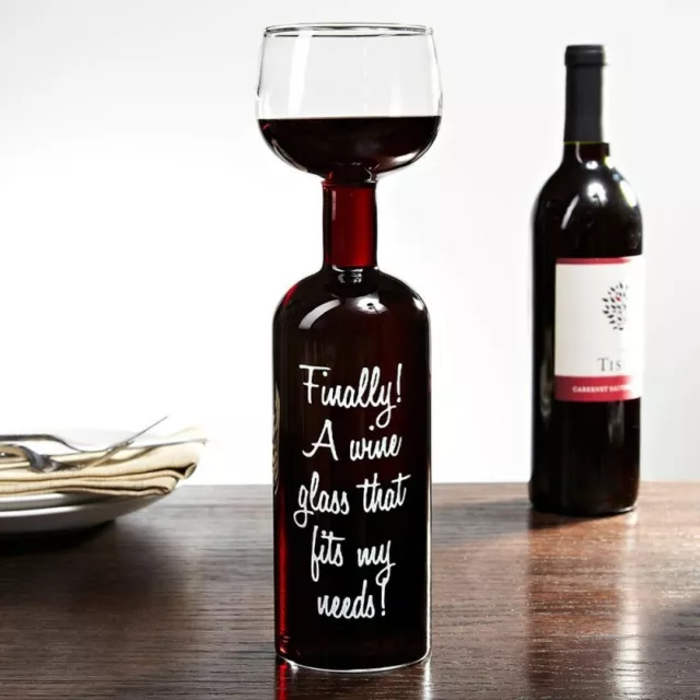 The Wine Bottle Glass - Novelty Glassware