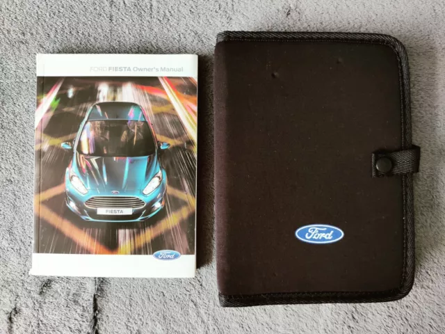 Genuine Ford Fiesta  2013-2017 Owners Manual Handbook Audio Manual Wallet Y-383