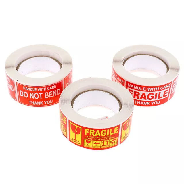 250pcs/Roll Fragile Stickers Handle with Care Thank You  Warning LabelsY JdQC LW