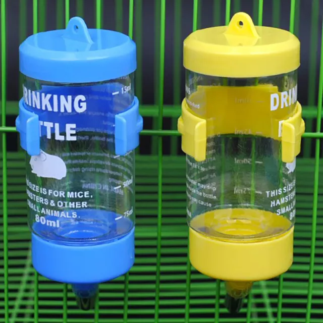 Plastic Hamster Drinker Water Bottle Dispenser Feeder Hanging FountainD-wf