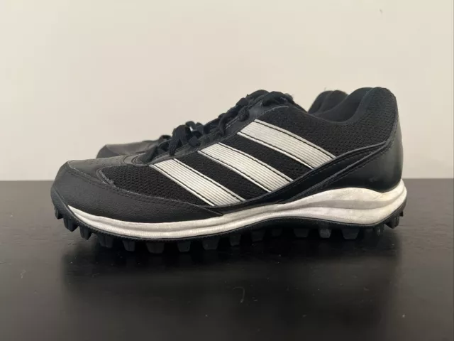 Men’s Size 7 ADIDAS Turf HOG LX Low Football Cleats Black White G67097 NEW