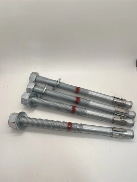 Kwik Bolt 3/4 X 10in Concrete Anchor Qty 4 New Without Package