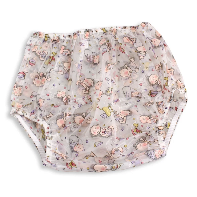 REARZ CHRISTY ADULT Nursery Print Plastic Pants Diaper/Nappy Cover