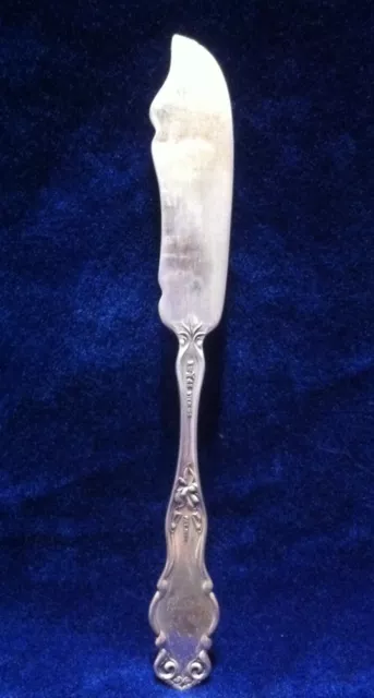 ETON 6" FLAT HANDLE BUTTER SPREADER by Wallace Sterling 1903 - estate 2