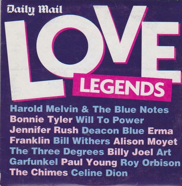 Love Legends Will To Power Deacon Blue Bill Withers Jennifer Rush 3 Degrees Art