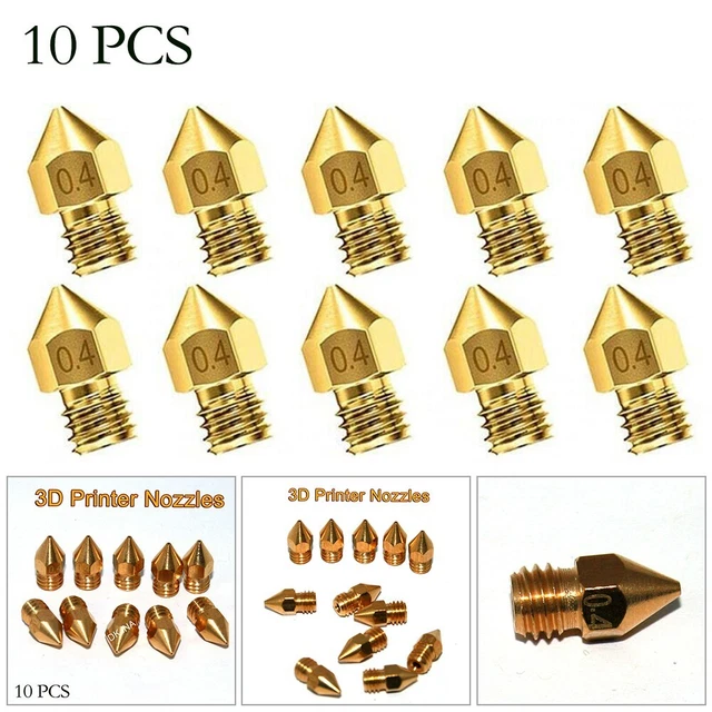 Stampante Ugello Estrusore Ugello Industria 10 Pz Accessori Ottone Parti