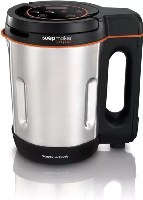 Morphy Richards Compact 1L 900W Stainless Steel Soup Maker 501021