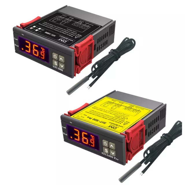 STC-1000 12V/24V/110V-220V 12-72V Digital Temperature Controller Thermostat NTC