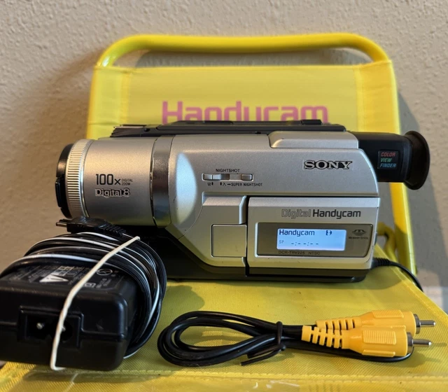 SONY HANDYCAM DCR-TRV225 Digital 8 Camcorder TESTED WORKING