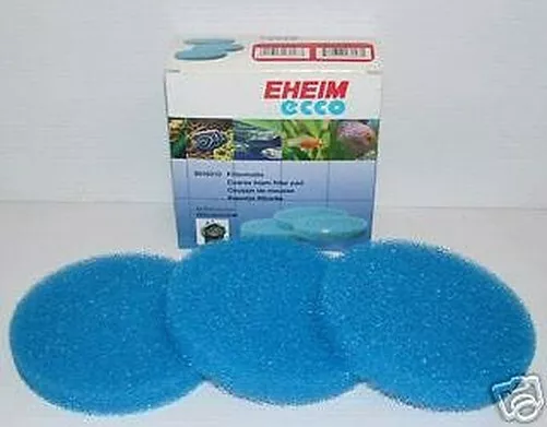 EHEIM 2616310 ECCO FILTER COARSE FOAM PADS Pack of 3 2232, 2234, 2236