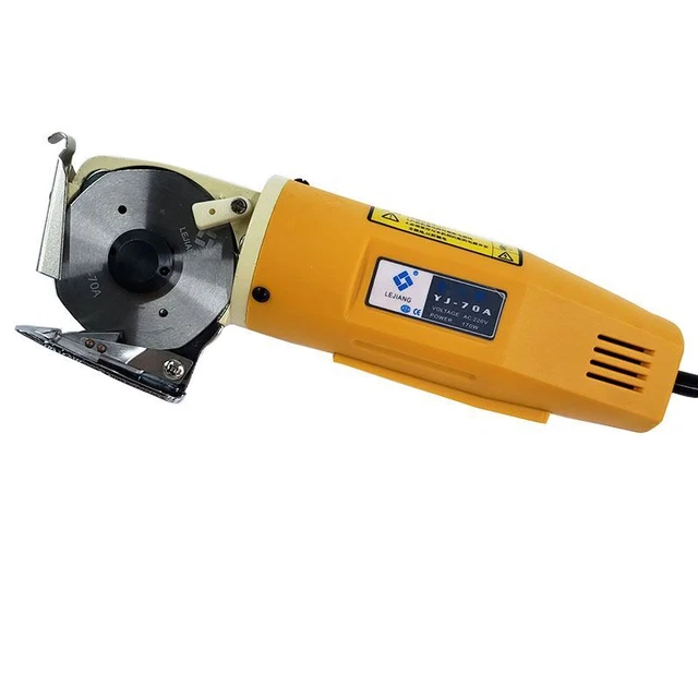 Blade Diameter 70mm ,Electric Cloth Cutter Fabric Round Knife Cutting Machine