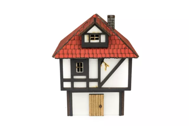 WWG Medieval Town – Maison de Ville petite (peinte/non peinte) 28mm – Wargaming 3