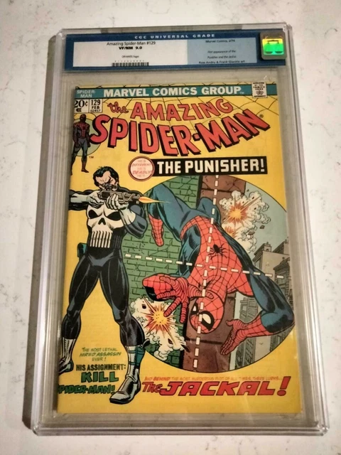Amazing Spider-Man #129 CGC 9.0 1st appearance of Punisher OLD HOLDER!