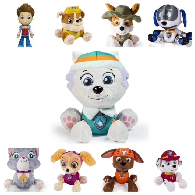 PAW PATROL PLUSH Soft Toys, 18cm, Kids Teddies, Stuffed Dolls, Ryder