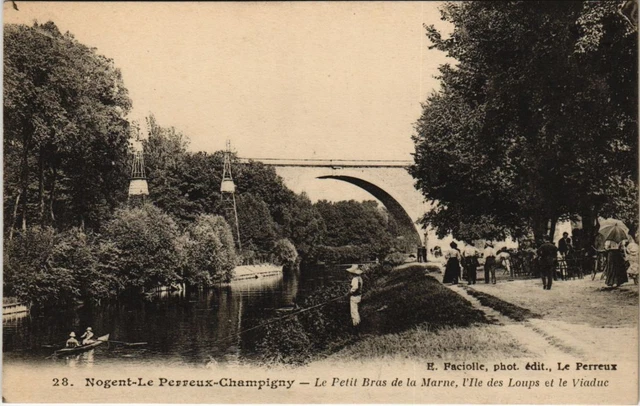 CPA NOGENT-Le PERREUX-CHAMPIGNY Le Petit Bras de la Marne (655573)