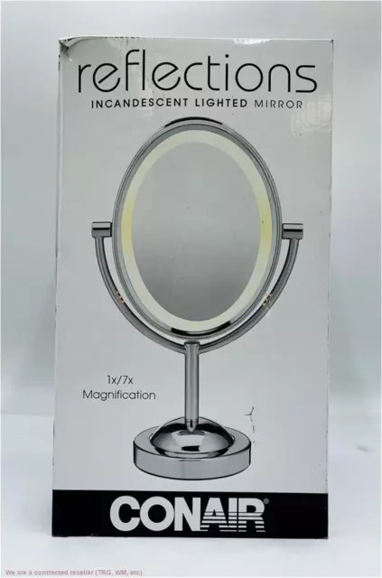 Conair Polished Chrome Mirror - 7x Magnification SEE DETAILS