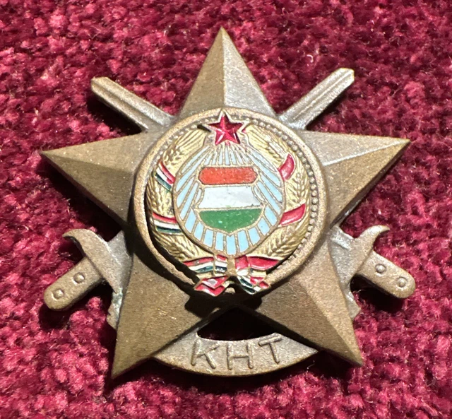 HUNGARY Badge MILITARY KTP SPORTS PROFICIENCY BADGE Hungarian