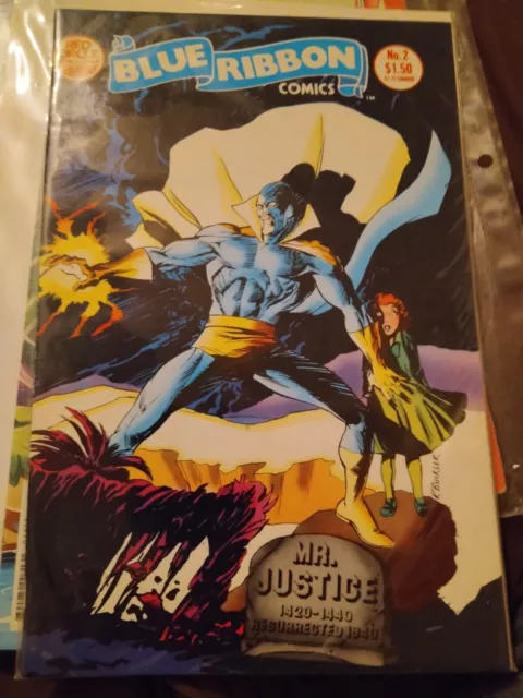 Blue Ribbon Comics #2 Comic Book 1983 FN/VF Rich Buckler Archie Mr Justice