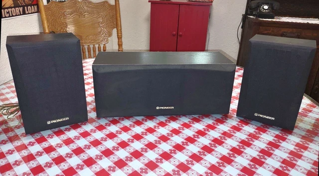 Pioneer center CS-280-K front HTP200-F rear HTP200-CR speakers