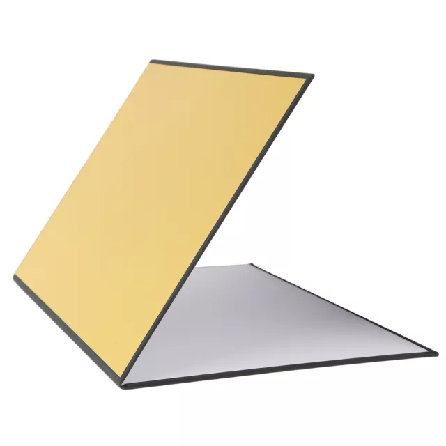 (Gold White And Black)Cardboard Light Reflector 180 Degrees Folding