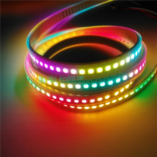 LED Strip 1/2m DC5V 2812IC SMD5050 light strip (144LED/M; white board; casing)