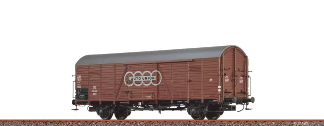 Brawa 50484 Spur H0 Gedeckter Güterwagen Glr 23 DB, Epoche III, Auto Union 50825