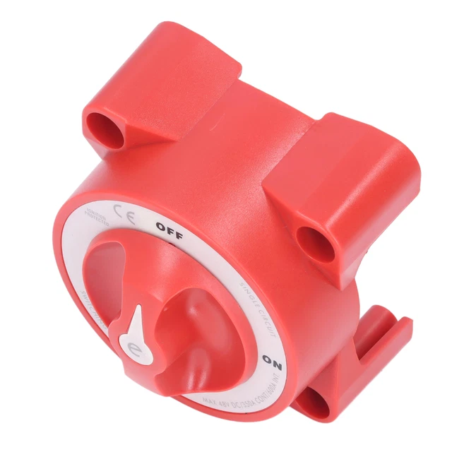 350A BATTERY SWITCH ON/Off Knob Type Single Circuit Power Disconnect ...