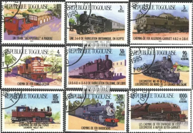 Togo 1807-1815 (kompl.Ausg.) gestempelt 1984 Lokomotiven