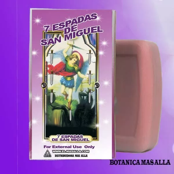 Jabon 7 Espadas De San Miguel - Spiritual And Esoteric Bar Soap St Michael