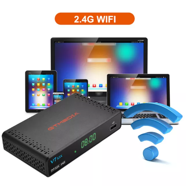 GTMEDIA V7 S5X DVB-S/S2/S2X ricevitore segnale USB WiFi ricevitore TV digitale K0F7