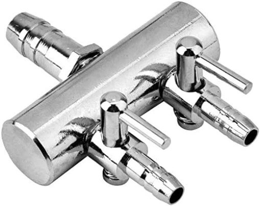Pssopp Aquarium Air Flow Splitter Fish Tank Air Control Valve Stainless Steel...