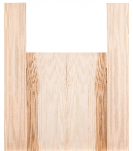 Tonewood barra de fresno acústica guitarra madera arcilla backs & laterales set 5236