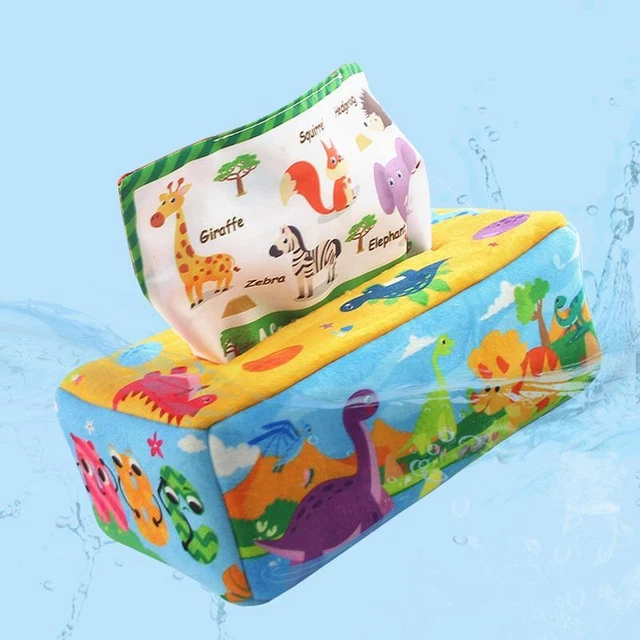 Tissue Box Toy Sensory Toy Educational Learning Toy Busy Pull Tissues Activities