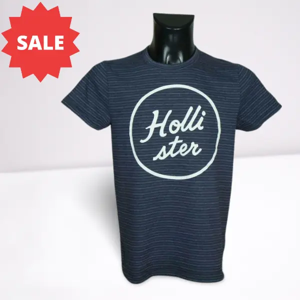 - T-shirt uomo Hollister in cotone taglia S gc **