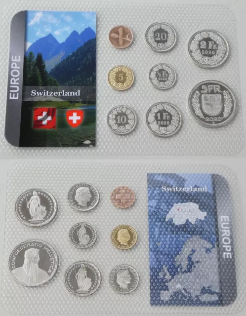 Svizzera / Switzerland kms Jeu de pièces cours 2000-2020 Im Blister non