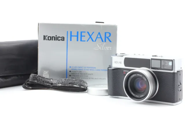 [ Near Mint+++ in Box w/case]   Konica Hexar AF Silver Rangefinder From JAPAN