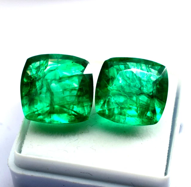 4,00 ct perres préceuses en vrac non chauffées émeraude non chauffées