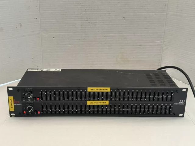 DBX 231 Graphic Equalizer - Dual Channel 31-Band With Power Cord