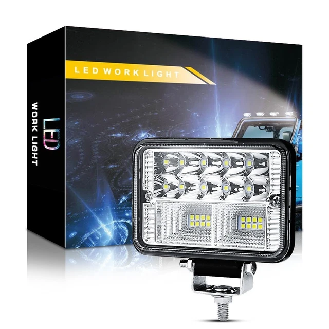 Lampe De Travail LED Étanche Pour Voiture, SUV, Camion - 18W, 1800LM, IP67, 12V - Noir - 3