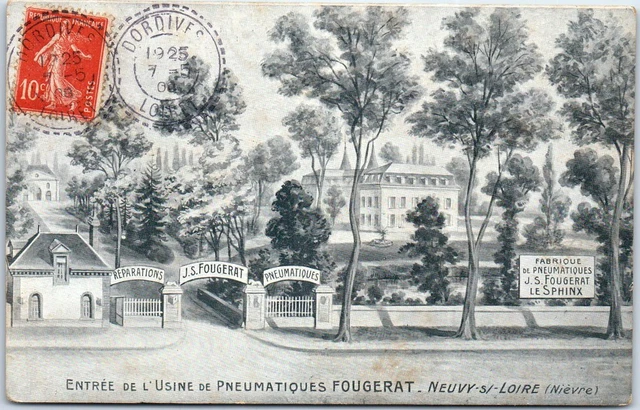 58 NEUVY SUR LOIRE - entree de l'usine FOUGERAT