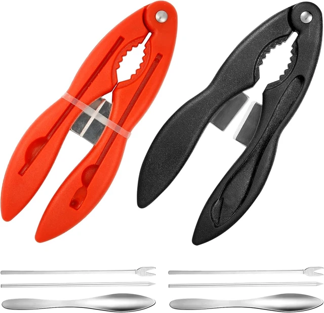 Set Strumenti Per Frutti Di Mare - 7 Pezzi In Acciaio Inox Per Granchi