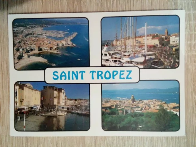 Cpsm Cpm  Carte Postale Var  Saint Tropez Différentes Vues